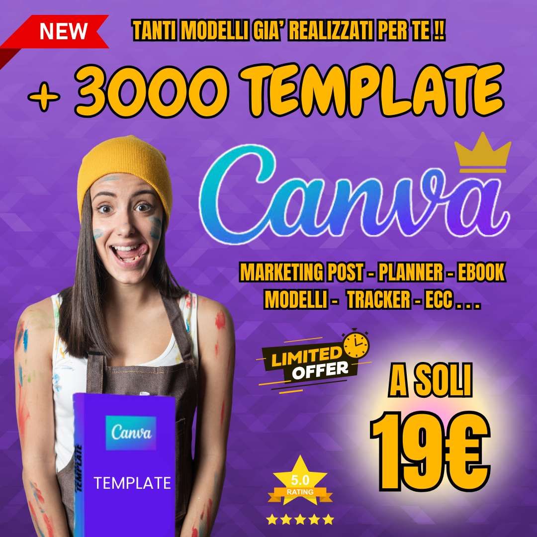 +3000 Template Canva